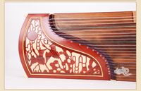 palo de rosa grúa diseño africano Dunhuang guzheng