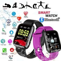 116 Plus Smart watch Bracciali Fitness Tracker Cardiofrequenzimetro Contatore attività Monitor Cinturino Cinturino PK 115 PLUS per iPhone Android 2019