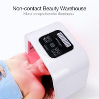7-Farben-LED-Gesichtsphoton-Rotlichttherapie für gesundes Hautverjüngungskollagen, Anti-Aging, Falten, Narbenbildung Korean Skin Care Machine
