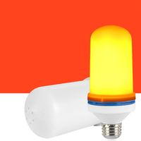 LED E14 E27 B22 Flame Bulb Light 5W 100LM AC85- 265V E26 Alum...