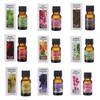 10ml Aceites esenciales puros naturales para difusores de aromaterapia aceites esenciales de aire que refresca Orgánica Aceite Corporal aliviar el estrés