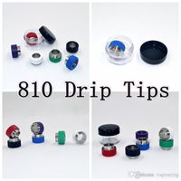 810 Drip Tip Wide Bore Drip Tips Mouthpiece Colorful For Goon 528 Kennedy 24 Rabies RDA AV Battle Apocalypse GEN 2 DHL free 1