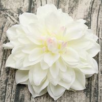 Grand Artificielle Dahlia Pivoine Tête De Fleur 15 CM Dia Soie Fleur De Mariage Fleurs Mur Mur Floral Partie Décoratif