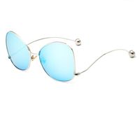 高級 - 新しいファッション子供のサングラスのためのサングラス赤ちゃん女の子メタルボールサンメガネビーチのおもちゃUV400保護サングラス子供Sunbolck 6スタイル