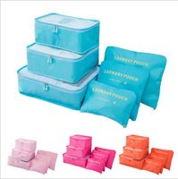 Viagem Maquiagem armazenamento saco de roupa para Bagagem Organizador portátil cosméticos Bags Início Bra Underwear Pouch grande capacidade de armazenamento Bag B7482