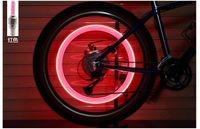 LED BIKE LIGHT NEW Cykellampor Installera på Cykelhjul Däckventil Bike Tillbehör Cykling LED Bycicle 4 Färger Ljus