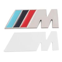 Black New Sline S Line Abs Metal Chrome Grill Emblem 3d