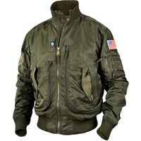 Мужские куртки моды армия мужчины пилот тонкий пиджак бейсбольная форма тактический бомбардировщик стойкий воротник для