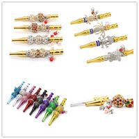 Bling Bling Handmade Metal Hookah Mouthpiece Mouth Tip Color...