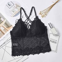 Camisoles Tanques Mulheres Sem Fio Tubo Tubo Tops Bra Soft Brawsiere Beauty Back Underwear Camisole Lingerie