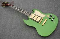 Custom Shop Verde SG 3 Pickups guitarra elétrica New Arrival Guitars Atacado transporte livre guitarra personalizada