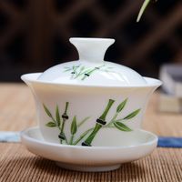 Chinese Kung Fu Tea Set Drinkware Purple Clay ceramic Binglie include Tea pot Cup, Tureen Infuser Tea Tray Chahai Preferred 2019