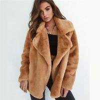 Мода зимы женщин теплое пальто и пиджаки Fluffy с длинным рукавом 2018. NEW Solid Open Стежка Кардиган Femme Тонкие пальто куртки одежды