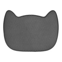 エヴァペットキャットリッターマットパッドアンチスリップキャットキャッチャーマットクリーニングパッド猫のごみホルダー二重層マット防水ベ​​ッドペット