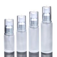 20ml 30ml 50ml Milchglasflasche, Kosmetikverpackung, Lotionsprühflaschen, Presspumpe Glasflaschen Schneller Versand F1876