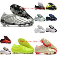 2021 Sapatos de futebol Chegada Mens Copa 20 + FG 19 FG Botas de futebol Scarpe Calcio ao ar livre