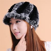 Moda Mulheres quente cap Tecer chapéus de pele 100% de qualidade NOVA moda chapéu mulheres cap inverno Frete Grátis