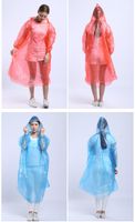 Tek Kez PE Yağmurluk Moda Sıcak Tek Kullanımlık Yağmurluk Panço Rainwear Seyahat Yağmurluk Yağmur Giyim Seyahat Ev Alışveriş Ücretsiz Kargo