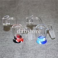 Hookah 2inch Glass Ash Catchers Silicone Container Reclaimer...