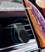 Magnetic Car Phone Holder for iPhone Samsung Xiaomi L- Type C...