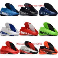 2021 Soccer Shoes Mens Meninos Mercurial Superfly 7 Elite MDS TF CR7 Botas de Futebol Crianças Mulheres Cleaves Tamanho 35-45