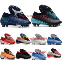 2021 Mens Soccer Shoes Superfly 7 Elite SE FG CLEATS CR7 Neymar botas de futebol Mercurial Vapors 13