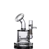 Hakenash-Brille-Gläser DAB-Rigs-Recycler Bong-Glas-Bubbler-Wasserbongs Rauchen Waterpipe Mini-Becher-DAB-Rig-Rauch-Zubehör
