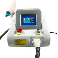 Top-Qualität Q-Switch ND YAG Laser 1064nm 532nm 755nm 1320nm Pigment AugenbraueEyeliner Tattooentfernung Medical Laser-Maschine