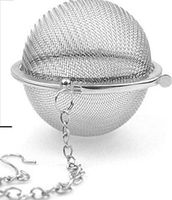 Tea Infuser Acciaio inossidabile Tea Pot Sfera Setaccio a rete Diametro 4,5cm Mesh Tea Spice Setaccio palle