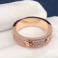 GOOD 2020 Stone New Fashion Three Colour Love Ring For Women Men Stainless Steel Top Quality Finger Ring Couple Female ring
