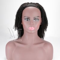 VMAE 130% 150% 180% Dichte u Teil Perücken 4A Jungfrau Nutikel ausgerichtet natürliche schwarze indische echte menschliche Haare für Frauen