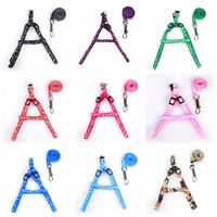 Dog Harness Leashes Pet Necklace Rope Tie Collar Nylon Print...