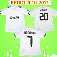 2010 2011 Real Madrid Retro Soccer Jerseys 10/11 Vintage Koszule piłkarskie Ronaldo Higuain Benzema Kaka Pepe Sergio Ramos Classic Camiseta