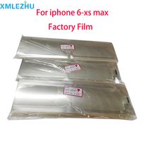 100pcs Nova Frente Protective Film Film fábrica para iPhone 5 6 7 8 6S Plus X XR XS MAX Screen Protector Guarda
