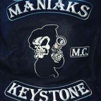 Nova Moda Maniaks Keystone Bordado Patches Completo Tamanho Personalizado Ferro em Roupas para MC Biker Frete Grátis