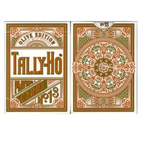 Tally-Ho Olive Edition Speelkaarten Poker Size Deck USPCC Limited Edition Magic Card Games Magic Trucs Props for Goochian