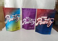 2020 Bianco Rosa Runtz Smell Proof borse 3.5g Mylar ROSA RUNTZ chiusura lampo per il lavaggio a Erba aromatica, Fiore Packaging Il pacchetto