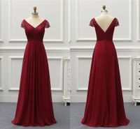 Vestidos Largos Dama Honor Color Vino por a precios baratos | DHgate