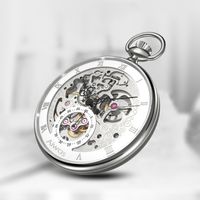 Luxury Golden Pendant Vintage Automatic Mechanical Pocket Watch Antique