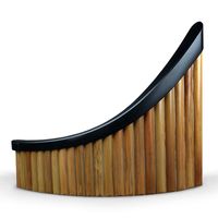 Professional bamboo made 22 Pipes Pan Flute G Key High Quali...