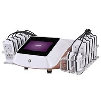 جهاز ليزر ليبو البرد Lipolaser التخسيس آلة الجمال حلمأة شحم ديود لتخفيف الوزن التجويف RF آلة للاستخدام المنزلي