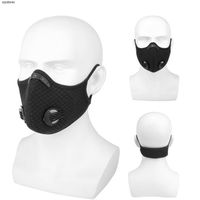 Anti PM2.5 Cotton Anti Heaze Anti-Dust Face Face Attivato Carbon Cycle Mask Mask Filtro Appetato con valvola