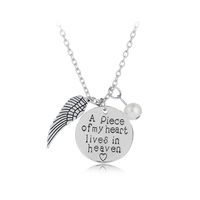 New Personalized Memorial Necklace name or words A Piece of ...