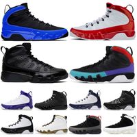 Moda 9 9s top del alto de los zapatos de baloncesto de los hombres negro azul espacio estatua OG mermelada para hombre zapatillas de deporte al aire libre barato de cómodo Zapatos de la zapatilla