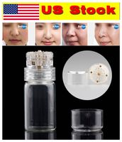 US Stock! New Package Hydra Needle 20 Aqua Microneedles Channel Mesotherapy Gold Needle Fine Touch System derma stamp CE