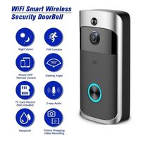 Wireless Doorbell Smart Security HD Video Camera Two- Way Aud...