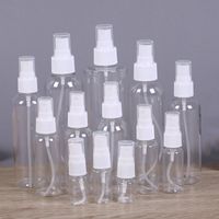 Bombas de atomizador de botella de espray de plástico transparente vacías para aceites esenciales Herramienta de maquillaje portátil de perfumes de viaje a granel 15 ml 30ml 50ml 60ml 100ml
