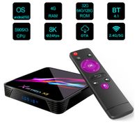 X88 PRO X3 Android 9 9.0 TV-Box 4GB RAM 32GB ROM AMLOGISCH S905X3 Quad Core 3D 8K Bluetooth Dual Band 5g Wifi Android9.0 TVBOX