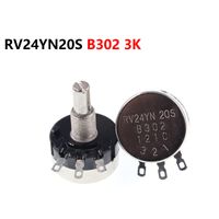 シングルターンカーボンフィルムポテンショメータRv24yn20S B302 3K調整可能な抵抗器
