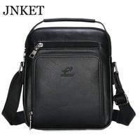 JNKET New Retro Men' s PU Leather Shoulder Bag Leisure S...